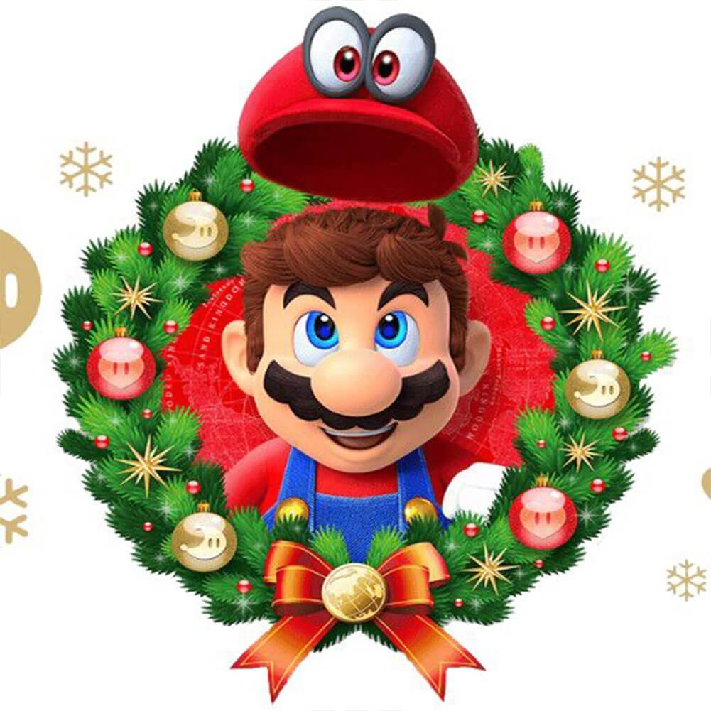 Christmas 5D DIY Diamond Painting - Full Round / Square - Mario