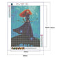 Merida Disney princess full round diamond painting kit size