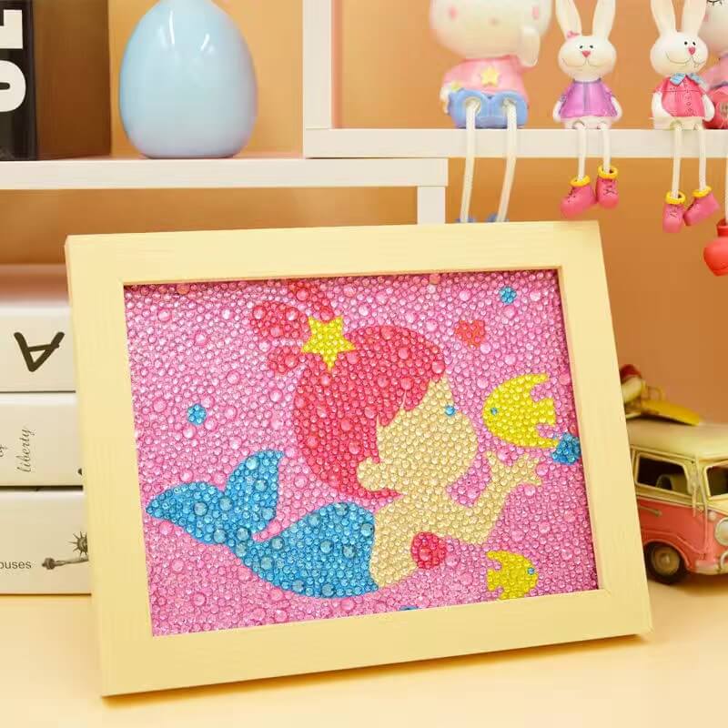 Mermaid Crystal Rhinestone Diamond Painting Kits With/ Without Frame