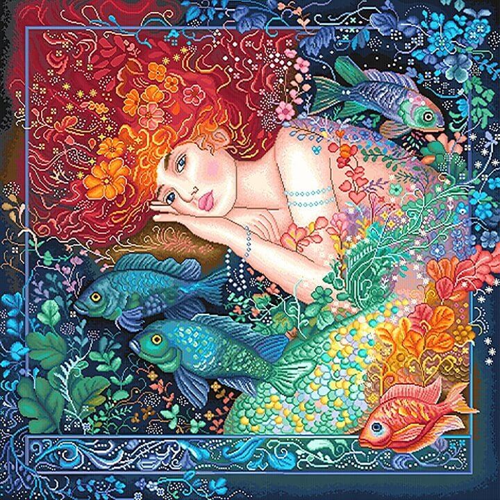Mermaid Princess 5D DIY Diamond Painting
