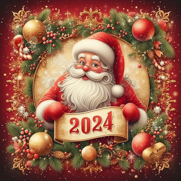 5D DIY Diamond Painting Kit - Full Round / Square - Santa Claus E