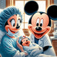 micky mouse family cartoon animation diamond painting kit
