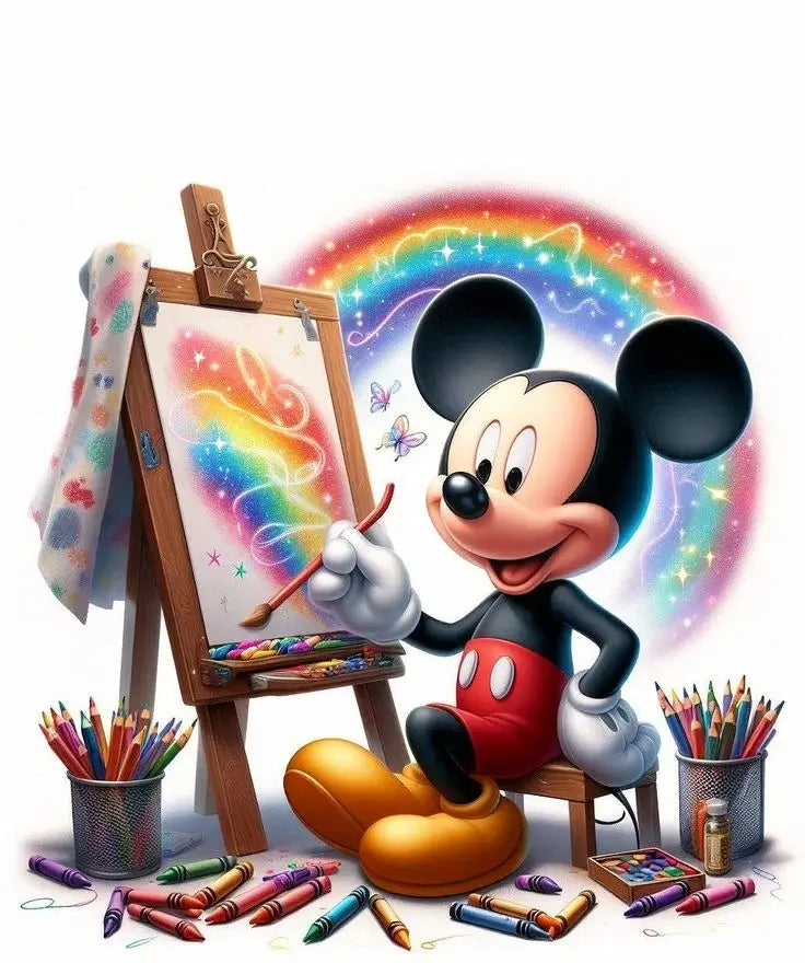Micky Mouse Drawing Diamond Painting Kit