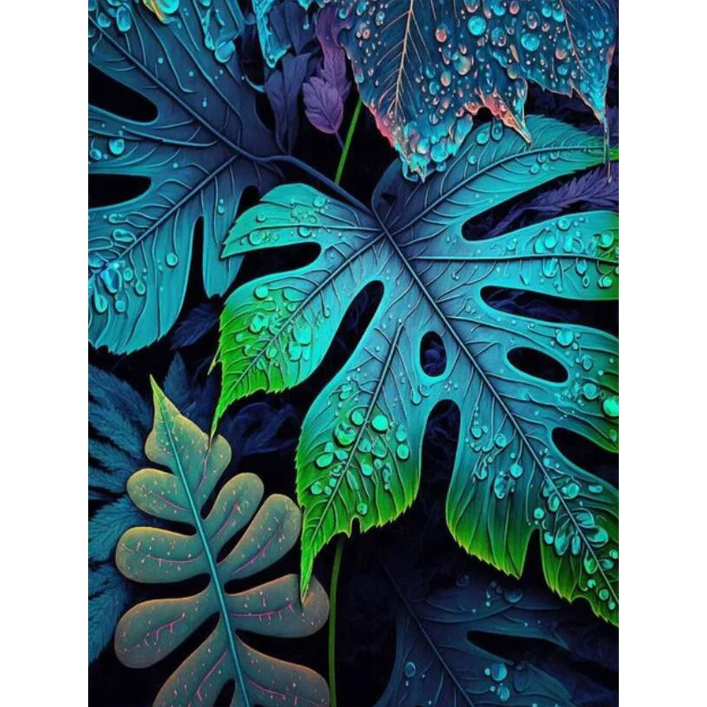 monstera 5d diamond painting
