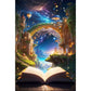 Mountain Sea and Book Diamond Painting