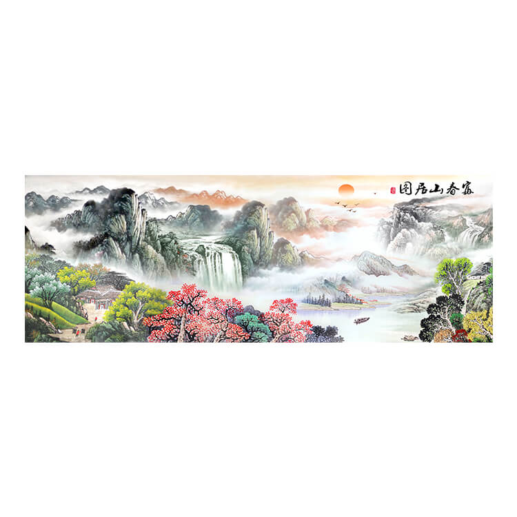 Mountain View Scenery Full Round/Square Diamond Painting Kits 