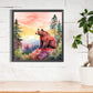 Mountain Wildlife And Bear 5D DIY Diamond Painting