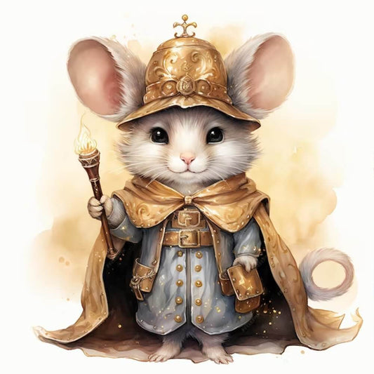 5D DIY Diamond Painting Kit - Full Round / Square - Mouse King