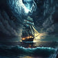 sailboat diamond art kit