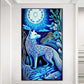 Wolf Under Tree DIY Diamond Painting