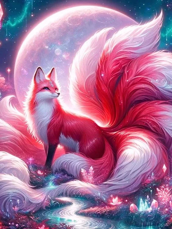 Nine Tailed Fox 5D DIY Diamond Painting