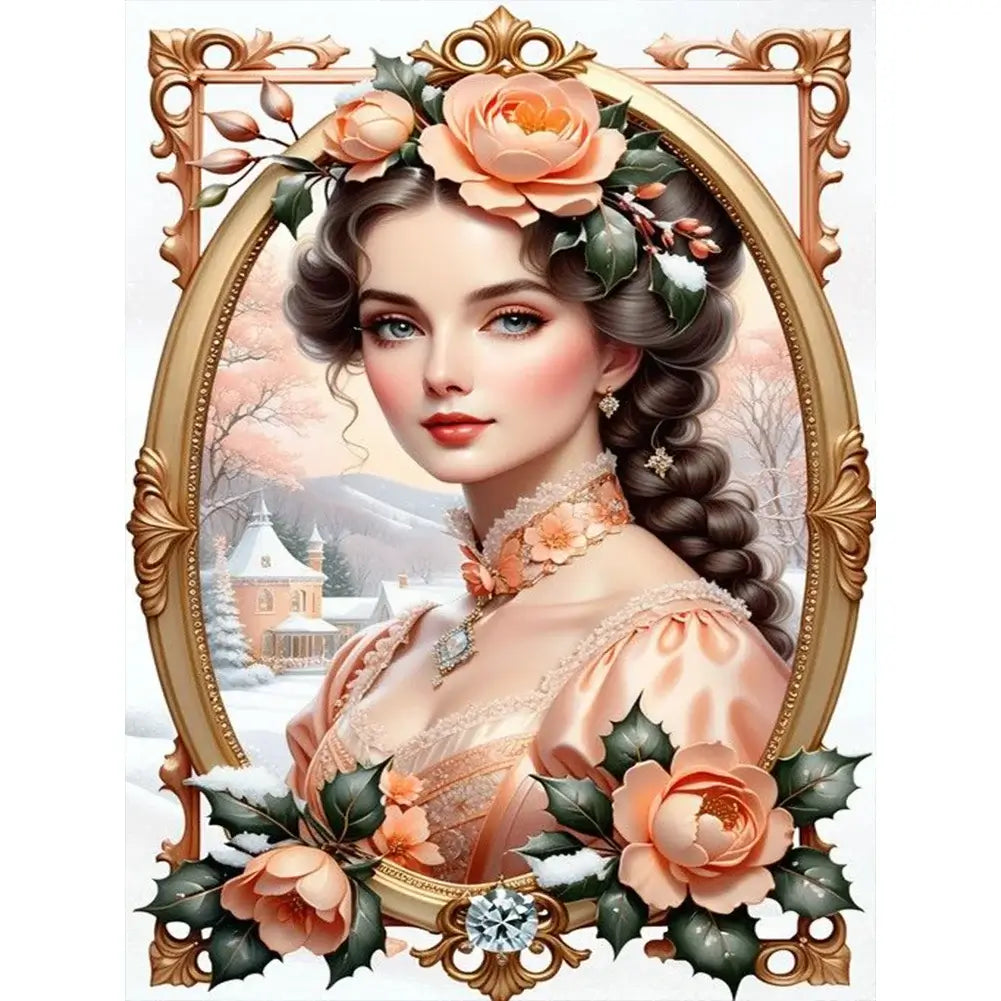 5D DIY Diamond Painting Kit - Full Round / Square - Noble Woman C