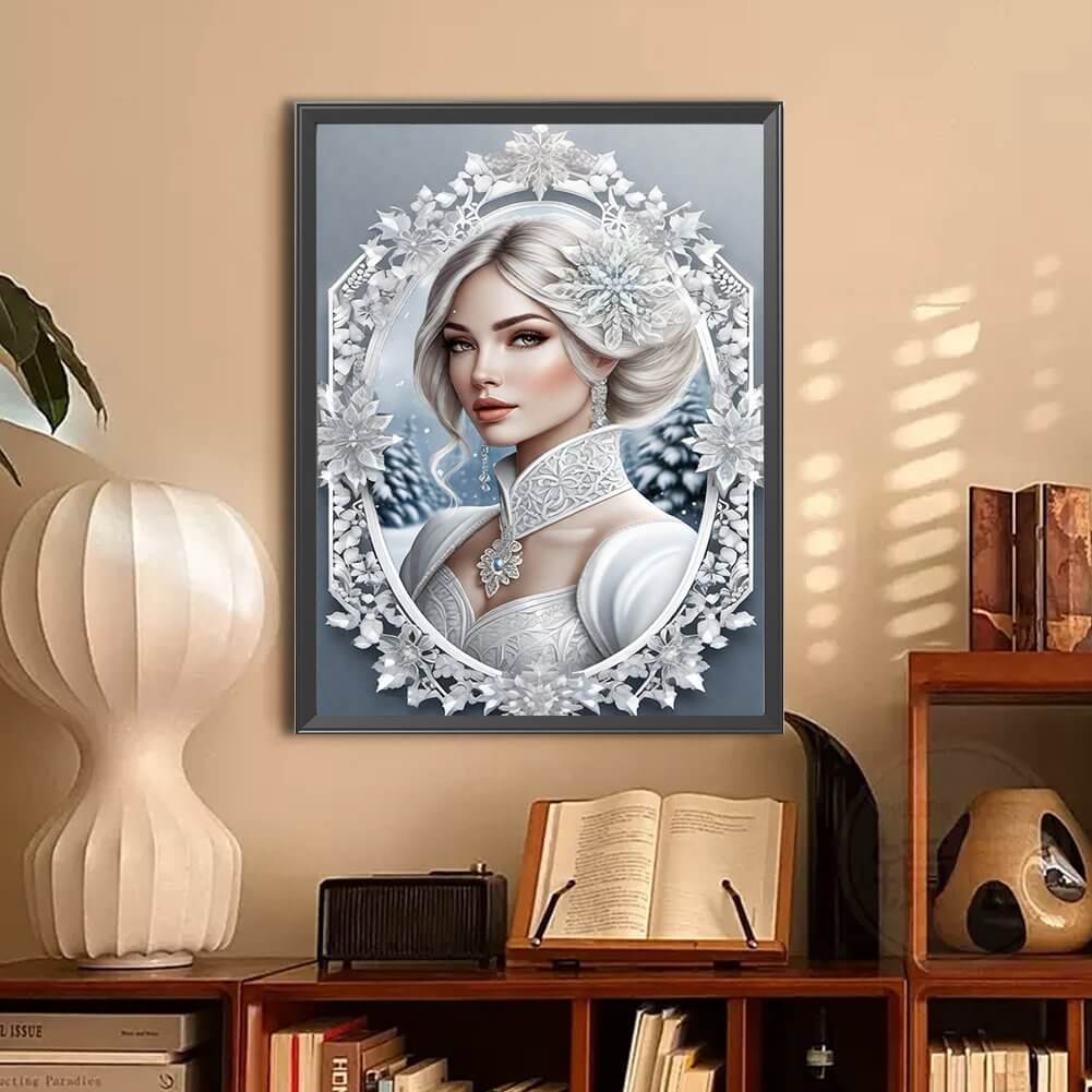 5D DIY Diamond Painting Kit - Full Round / Square - Noble Woman J