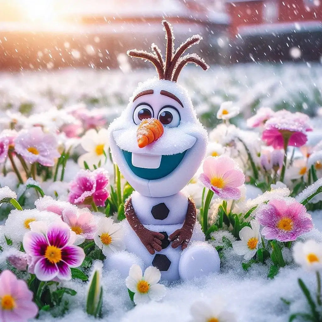 Olaf Cartoon Animation Diamond Painting Kit