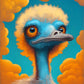Ostrich 5D DIY Diamond Painting Kit