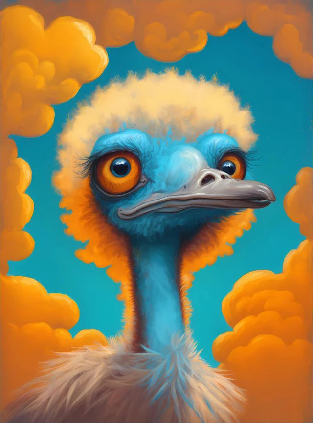 Ostrich 5D DIY Diamond Painting Kit