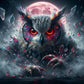 5D DIY Evil Owl Diamond Painting