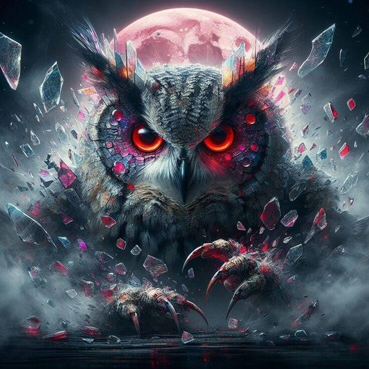 5D DIY Evil Owl Diamond Painting