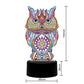 DIY Owl Diamond Painting Led Table Lamp Ornament Size