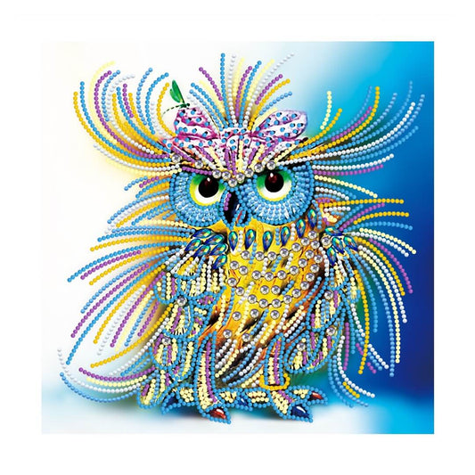 Luminous Diamond Painting - Crystal Rhinestone - Owl A