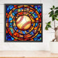 Baseball Stained Glass Diamond Painting