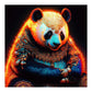 5D DIY Diamond Painting Kit - Full Round / Square - Quiet Panda