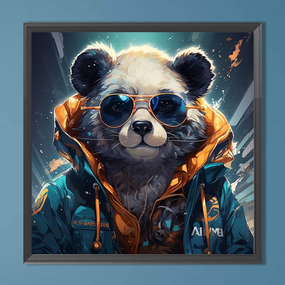 Cool Panda 5D DIY Diamond Painting Kit