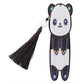 panda tassel leather diamond painting bookmark