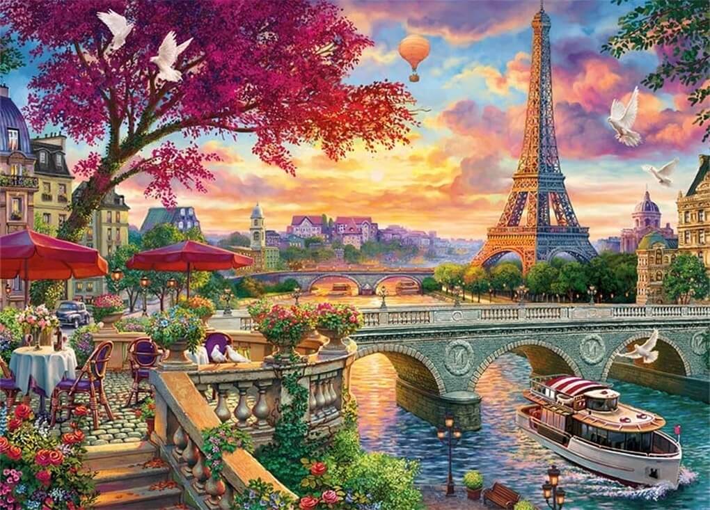 5D DIY Paris View Diamond Painting
