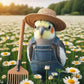 Parrot Farmer Diamond Painting