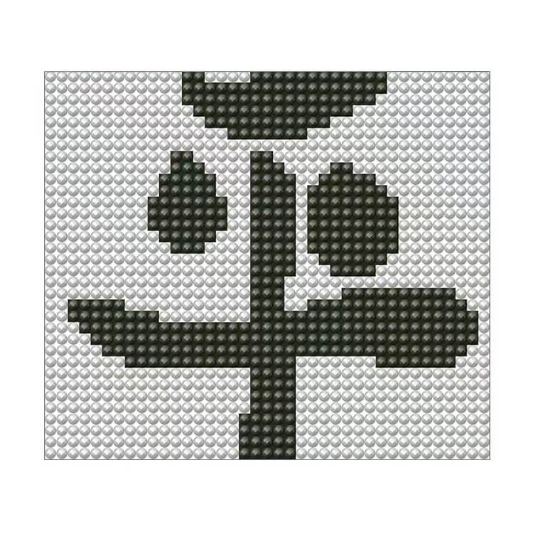 peace happy diamond art details