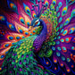 Peacock diamond painting