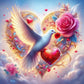 Pegion Love Peace Diamond Painting