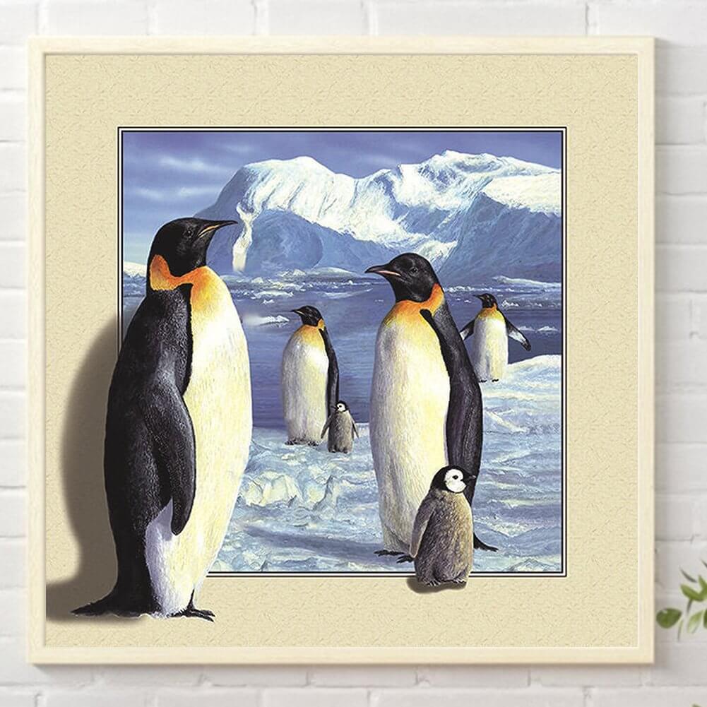 5D DIY Diamond Painting Kit - Full Round / Square - Penguins