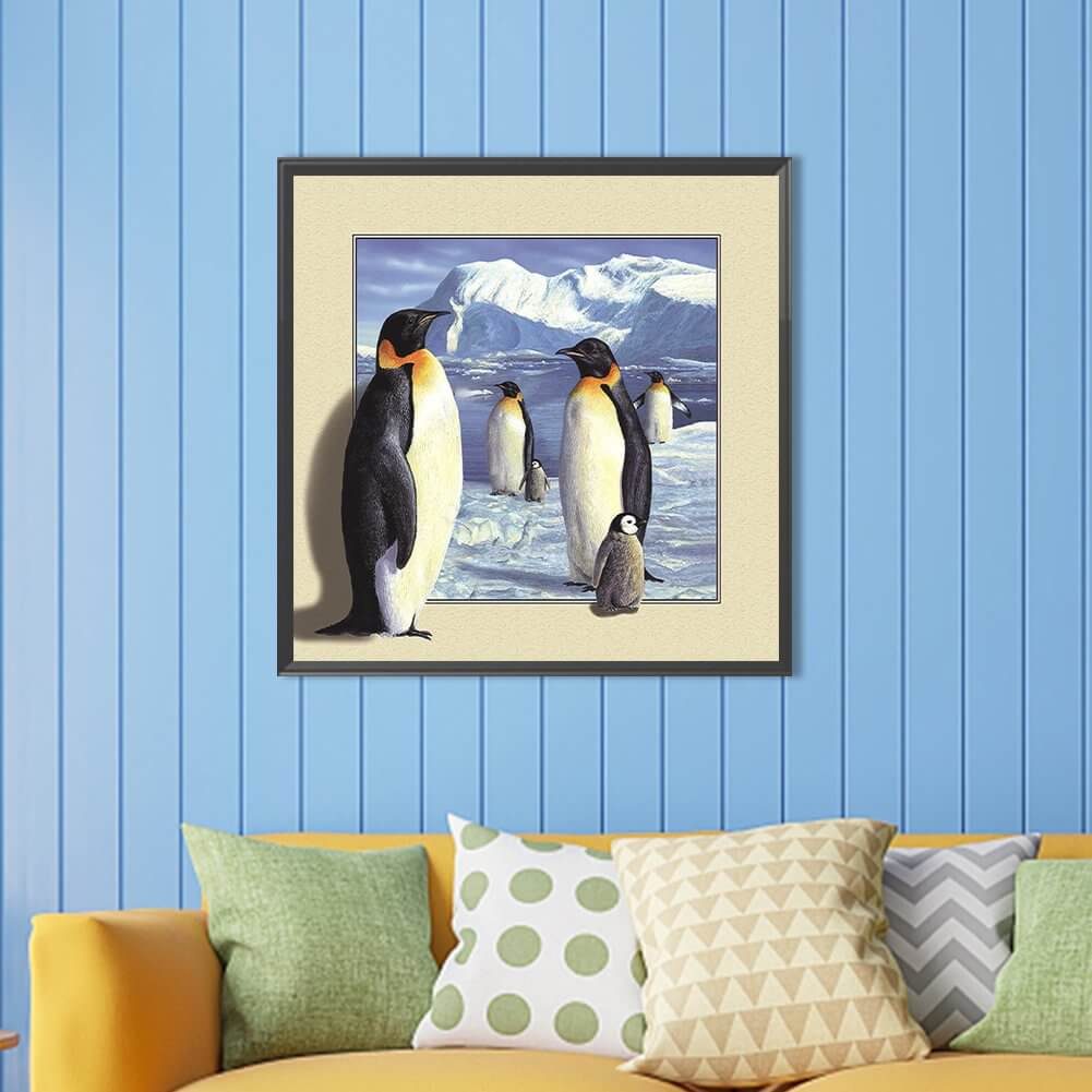 Penguins 5D DIY Diamond Painting Kit