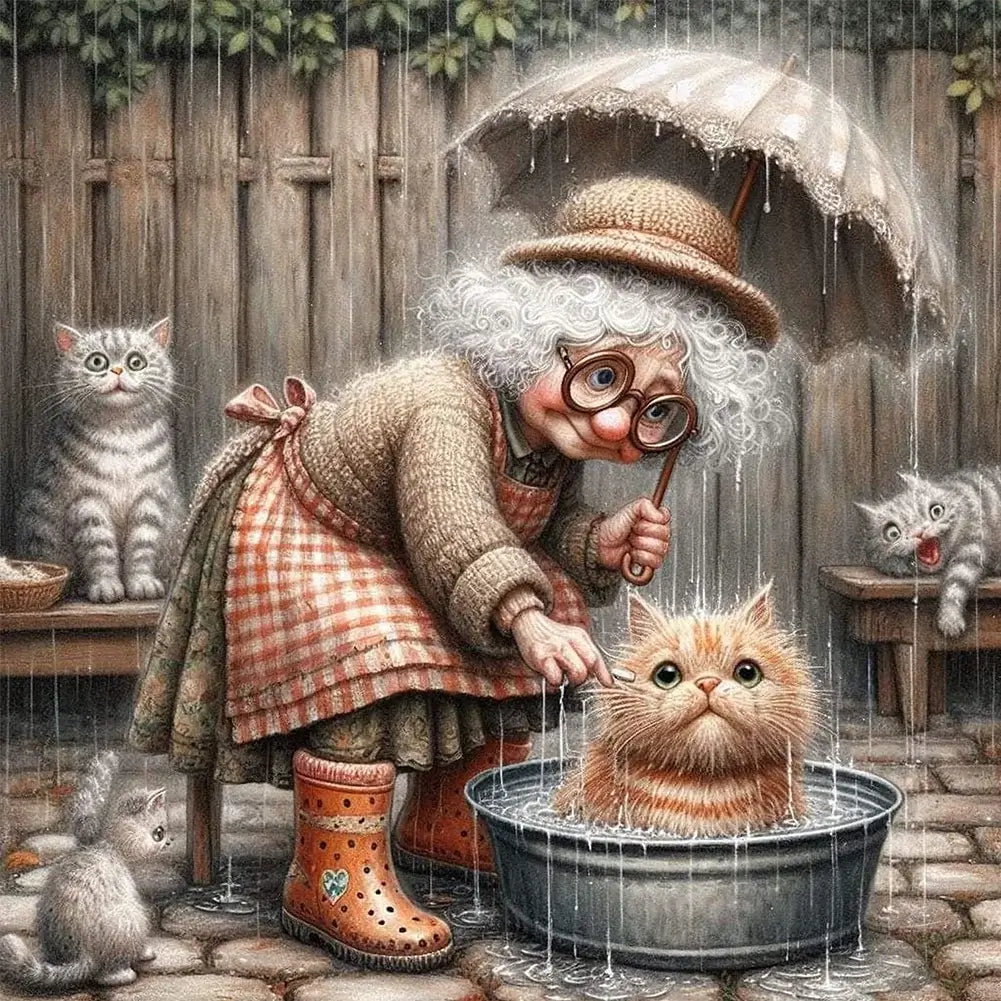 5D DIY Diamond Painting - Full Round / Square - Pet Companion A