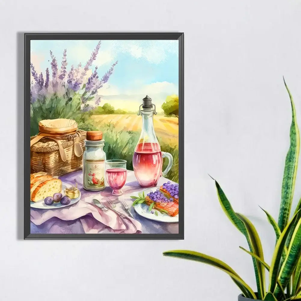 picnic diamond painting art