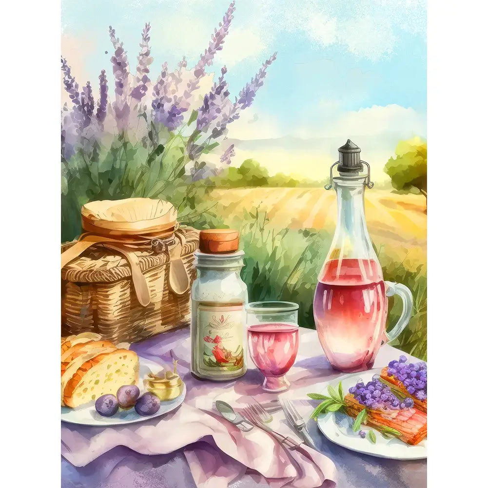 Diamond Painting - Full Round / Square - Picnic