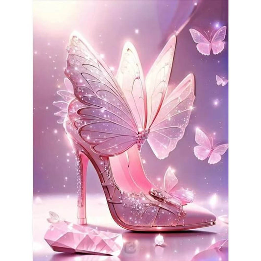 5D DIY Bird Diamond Painting Kit - Full Round / Square - Fantasy Heels A