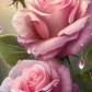 Pink Rose Diamond Painting