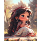 Diamond Painting - Full Round / Square - Primitive Jungle Girl C