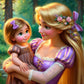 Princess And Baby Diamond Painting