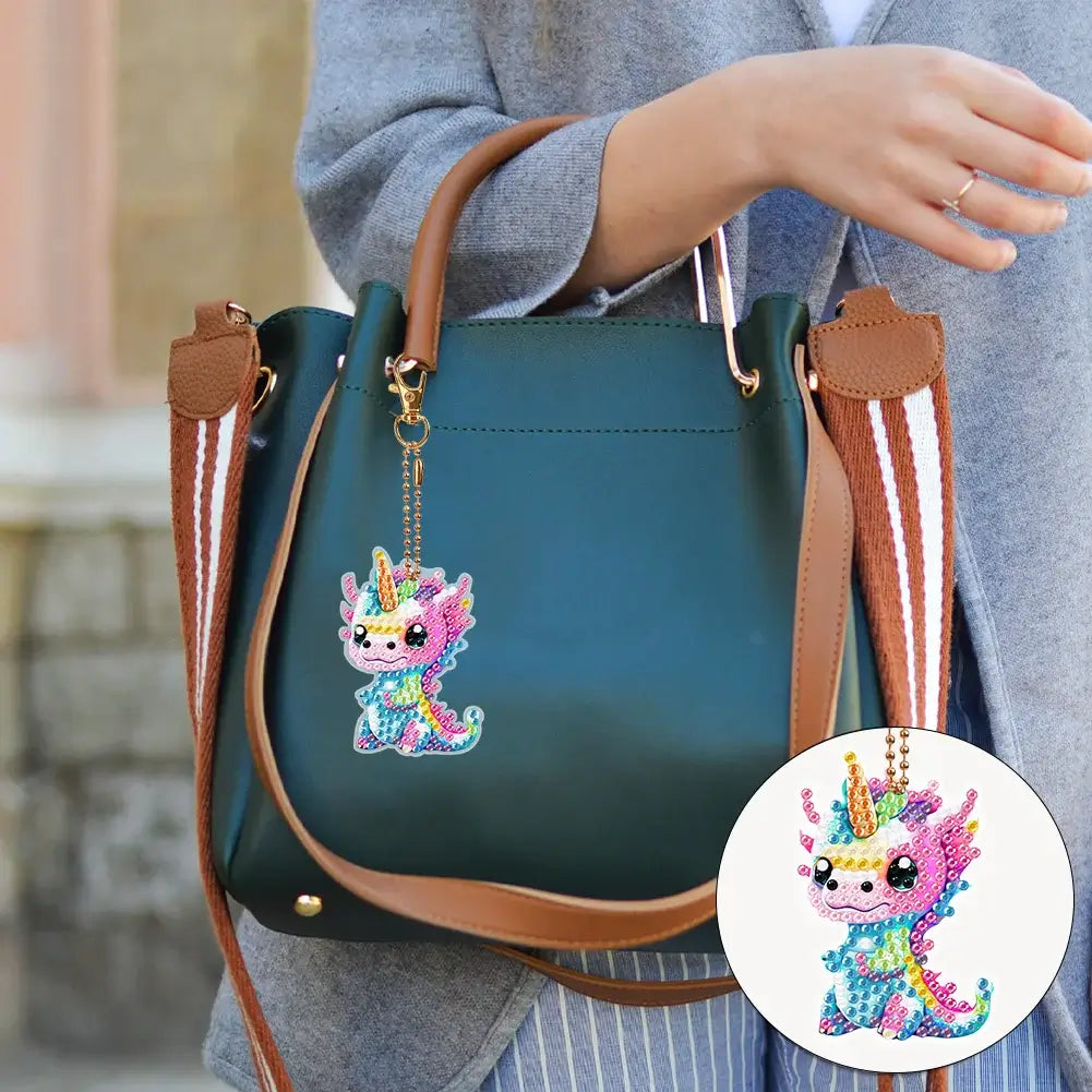 Pterosaur Baby DIY Diamond Painting Bag Pendants