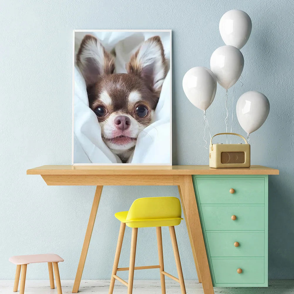 puppy full drill diamond embroidery