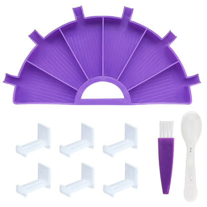 9pcs DIY Diamond Painting Tools Beads Storage Tray Kit