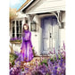 Diamond Painting - Full Round / Square - Girl In Purple & Lavender