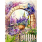 Purple Diamond Painting - Full Round / Square - Lavender Bike
