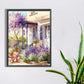 purple diamond art teddy bear lavender house