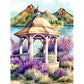 Purple Diamond Painting - Full Round / Square - Lavender Pavilion