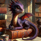 Purple Dragon Diamond Art Kit